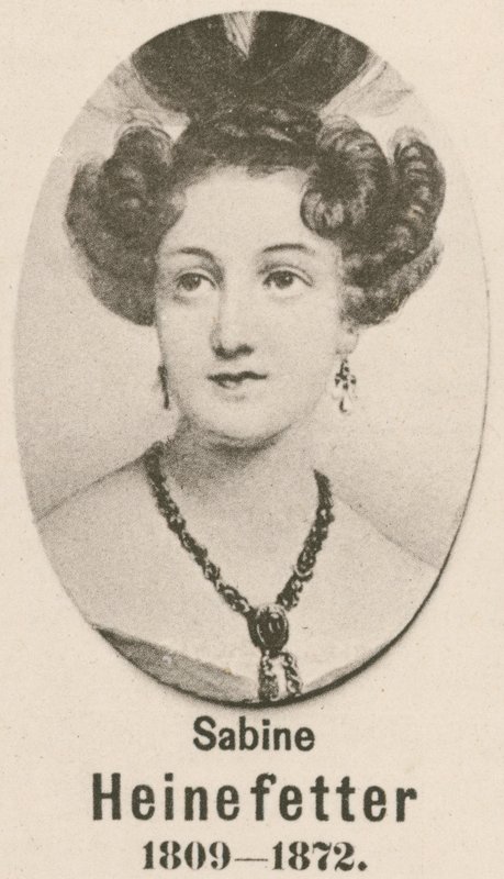 Sabine Heinefetter (rytina) od English School