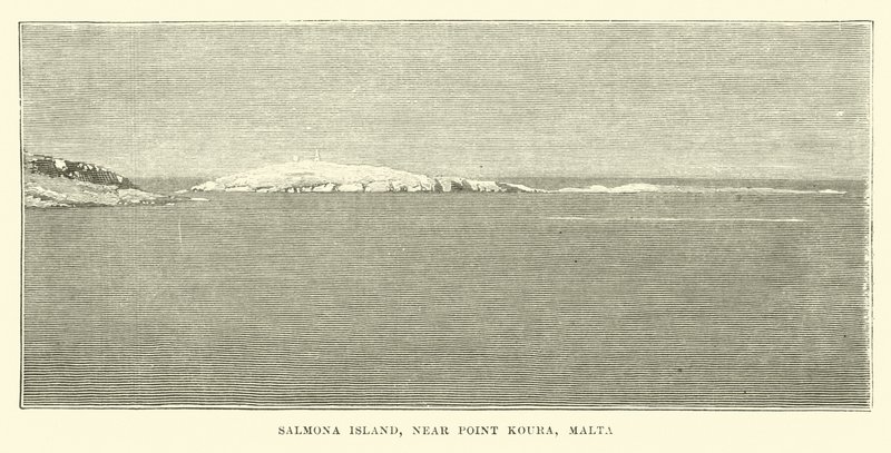 Ostrov Salmona, poblíž Point Koura, Malta od English School