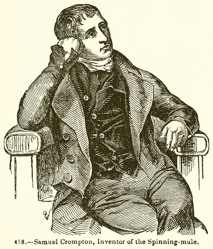 Samuel Crompton, vynálezce Spinning-Mezka od English School