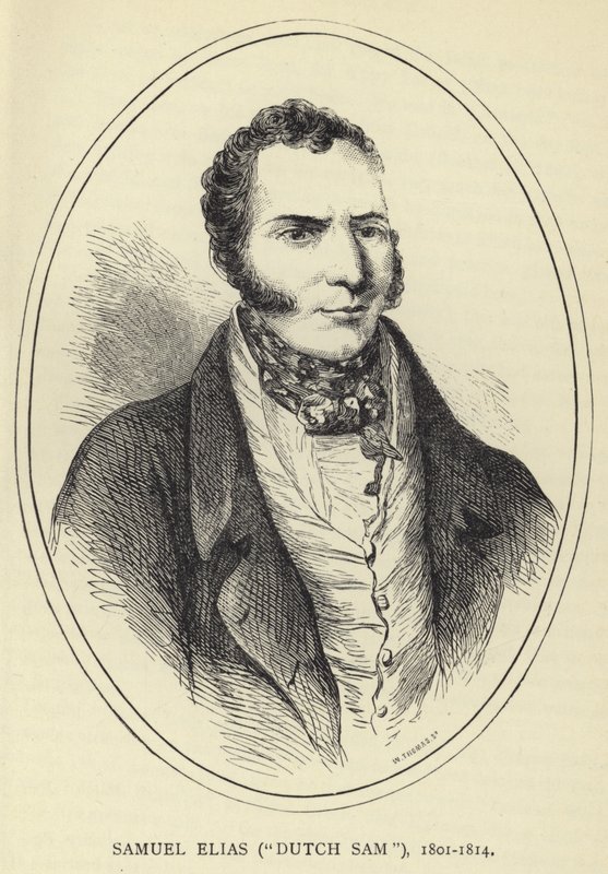 Samuel Elias, holandský Sam, 1801-1814 od English School