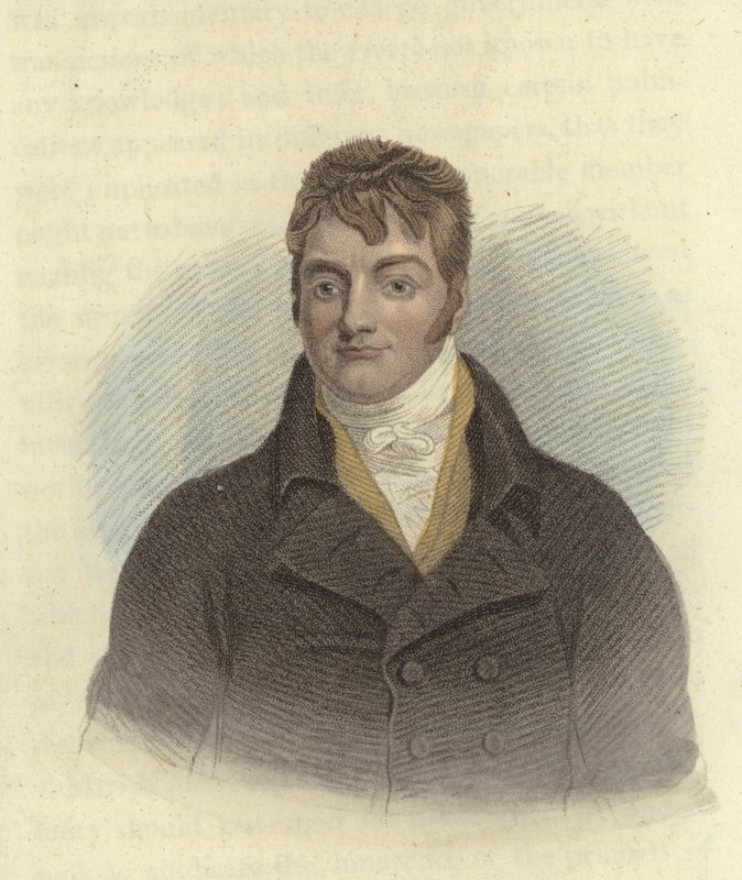 Samuel Whitbread , britský politik (barevná rytina) od English School