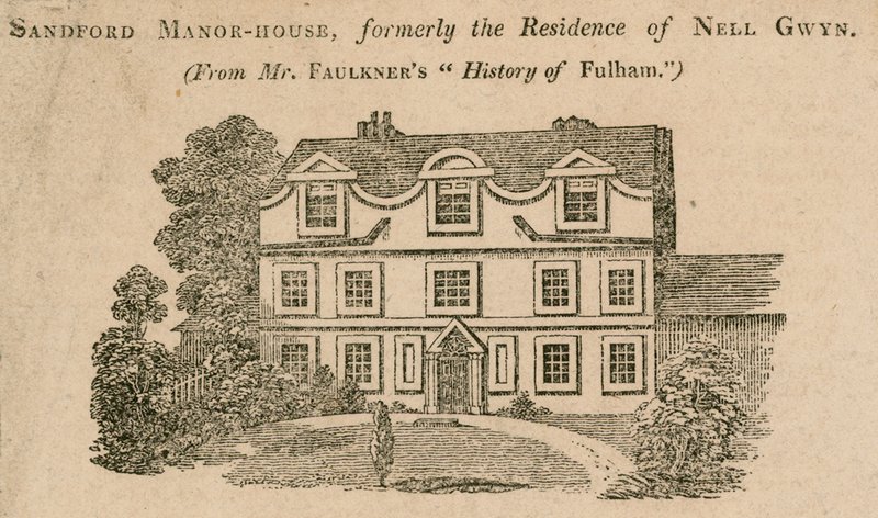 Sandford Manor House, Fulham, Londýn, dříve bydliště Nell Gwynne od English School