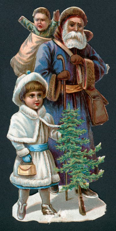 Santa Claus s dětmi, vánoční přání od English School