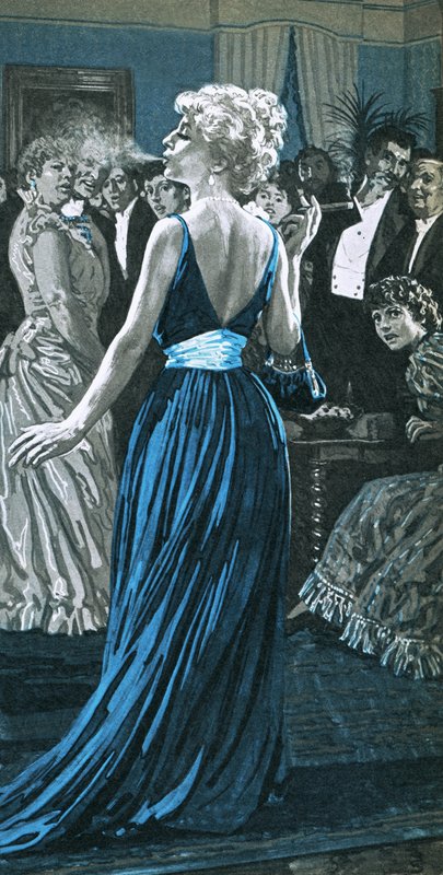 Sarah Bernhardt kouří doutník od English School