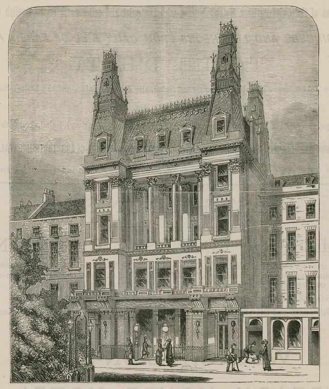 Saville House, Leicester Square, Londýn od English School