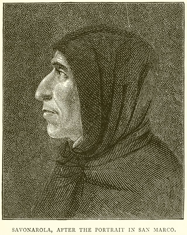Savonarola, po Portrétu v San Marco od English School