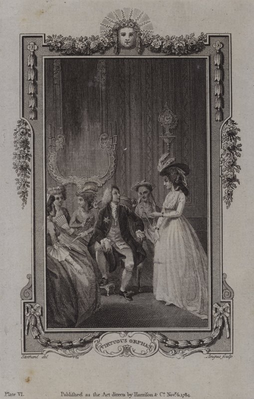 Scéna z Ctnostného sirotka od Mary Collyer od English School