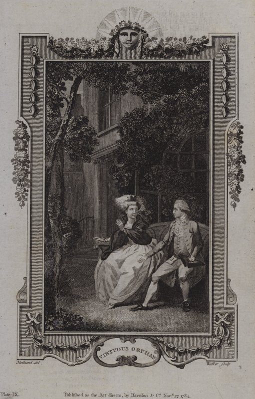 Scéna z Ctnostného sirotka od Mary Collyer od English School