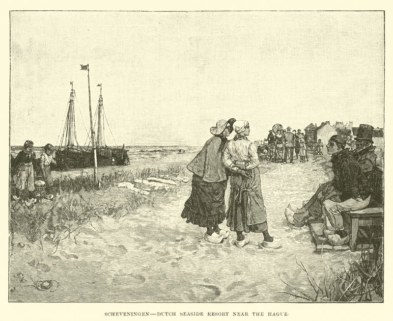 Scheveningen, holandské přímořské letovisko nedaleko Haagu od English School