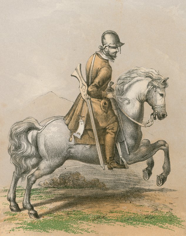 Skotský dragoun, 1680 od English School