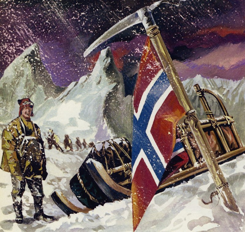 Scott dosáhl Poláka, jen aby zjistil, že ho porazil Amundsen od English School