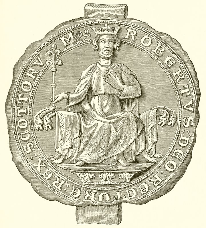 Pečeť Roberta Bruce, skotského krále od English School