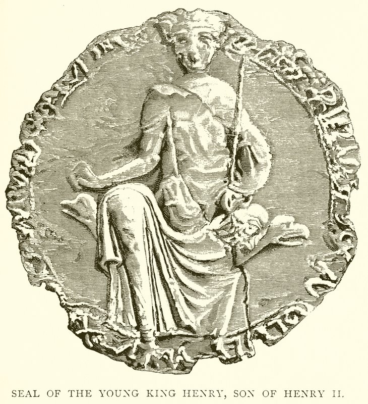 Pečeť mladého krále Jindřicha, syna Jindřicha II od English School