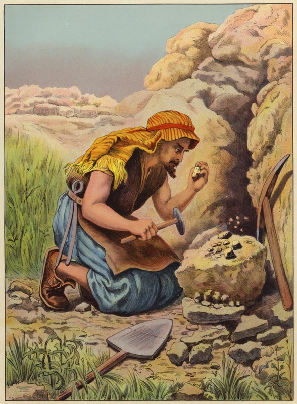 Hledání skrytého pokladu (barva litho) od English School