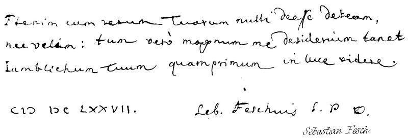Sebastian Fesch od English School