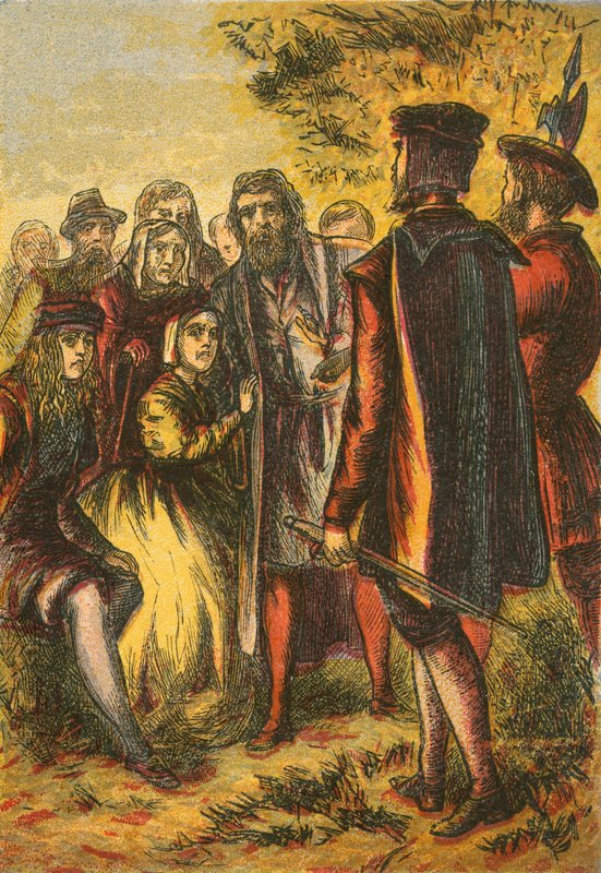 Zabavení protestantů v Islingtonu od English School