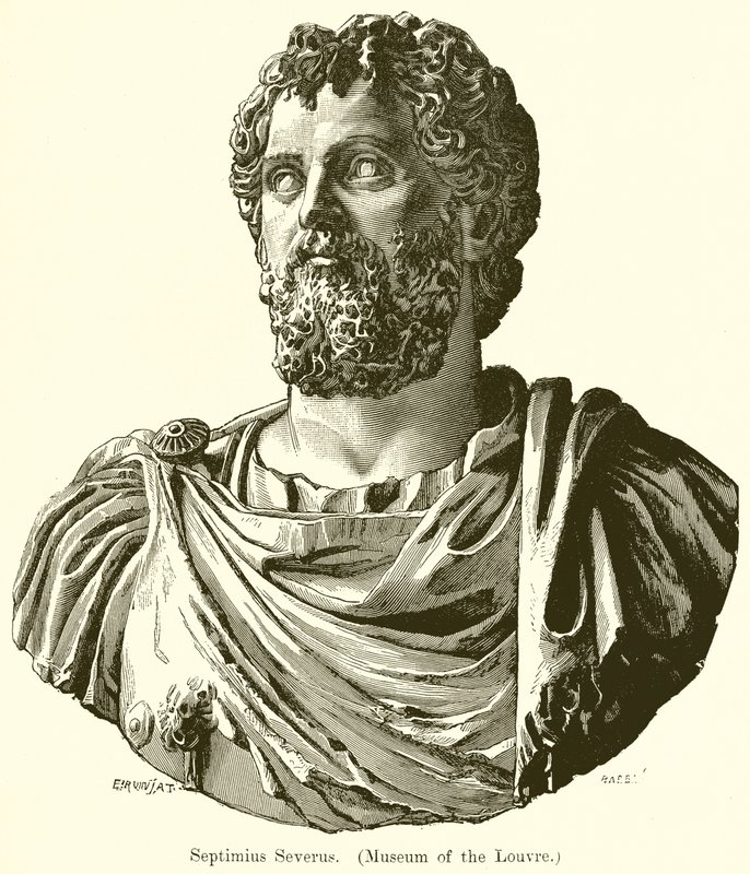 Septimius Severus. (Muzeum v Louvru) od English School