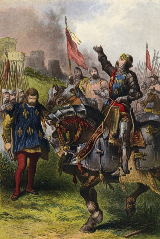 Shakespeare, král Jindřich Pátý, dějství IV, scéna 7 od English School