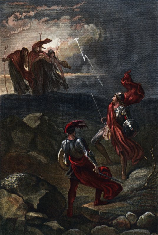 Shakespeare, Macbeth, dějství I, scéna 3 od English School
