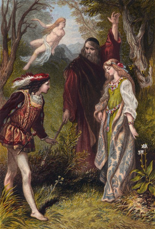 Shakespeare, Bouře, První dějství, Scéna 2 od English School