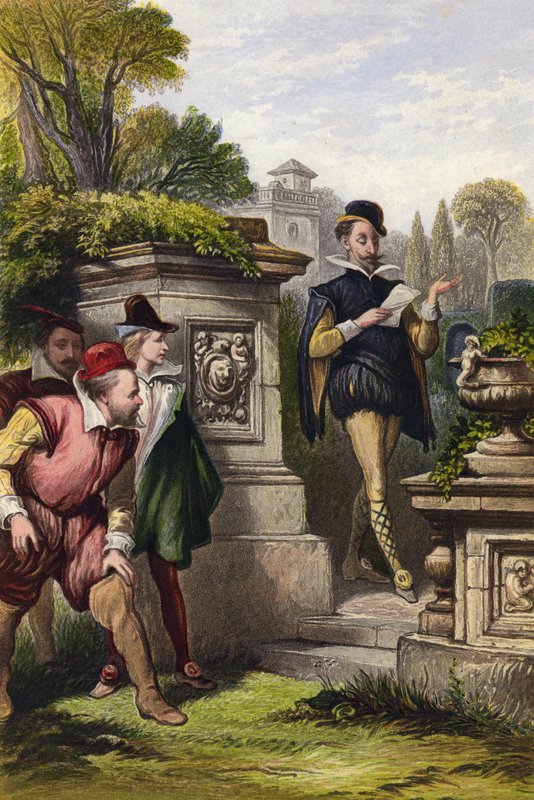 Shakespeare, Dvanáctá noc, dějství II, scéna 5 od English School