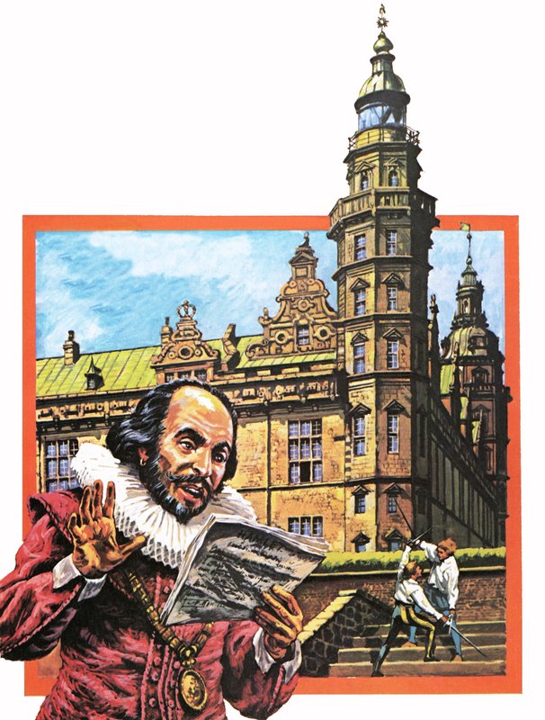 Shakespeare a hrad Elsinore od English School