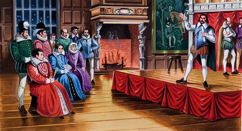 Shakespearova hra se hraje u dvora od English School
