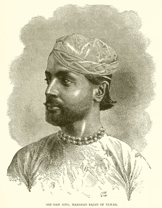 Sheodan Singh, Maharao Rajah z Ulwaru od English School