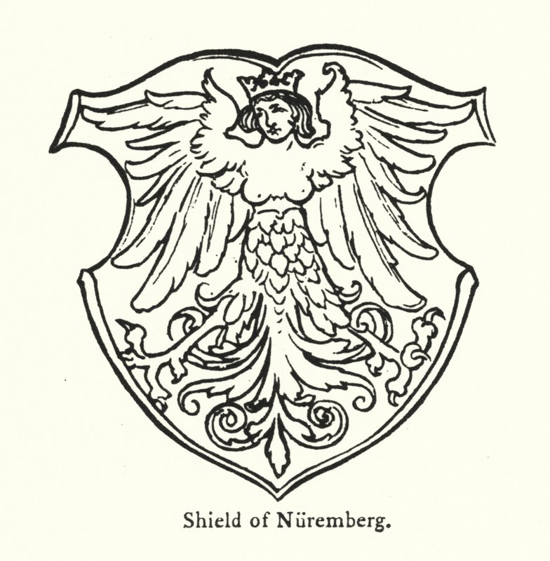 Norimberský štít (rytina) od English School