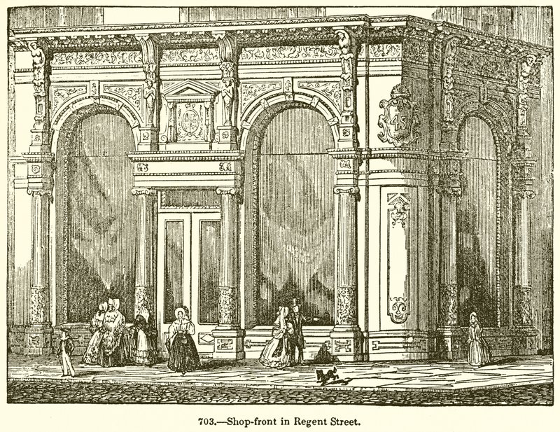 Obchod-Front v Regent Street od English School