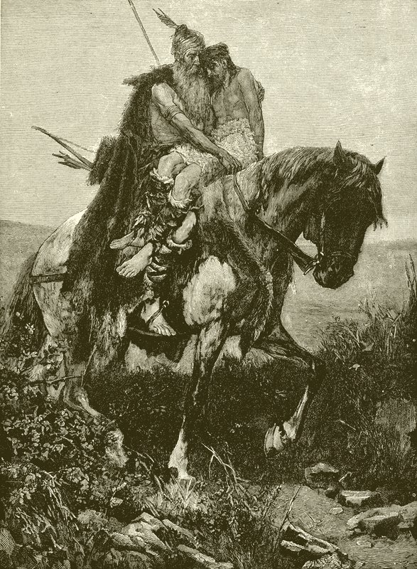 Sigurd s tělem krále Harolda od English School