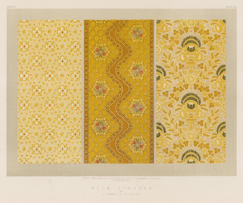 Silk Tissues od L Vanel and Co, Lyons od English School
