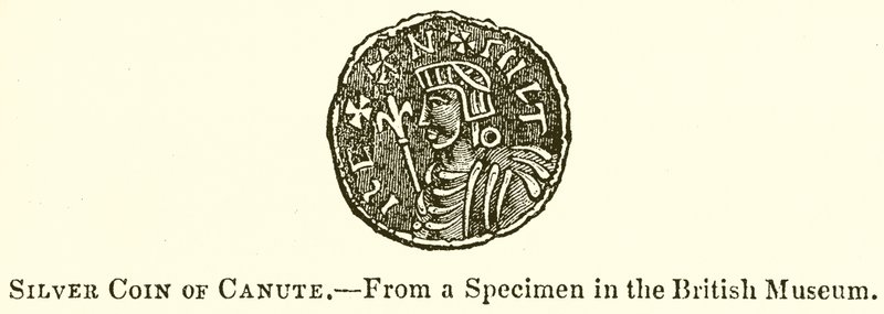 Stříbrná mince Canute od English School