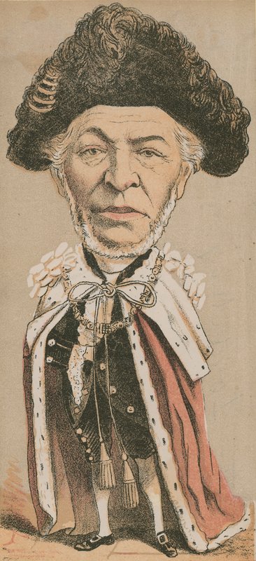 Sir Andrew Lusk, primátor Londýna 1860 od English School