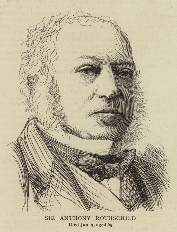 Sir Anthony Rothschild (rytina) od English School