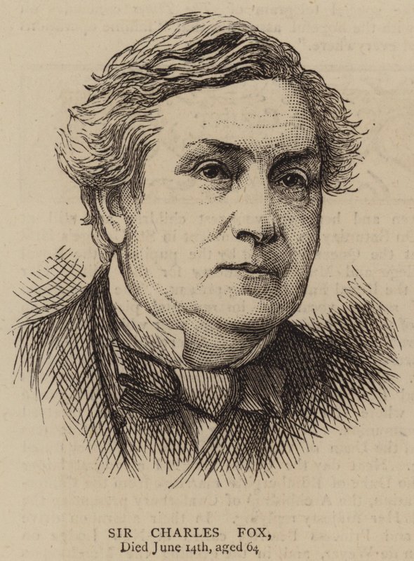 Sir Charles Fox (rytina) od English School