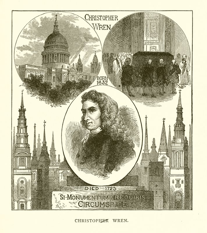 Sir Christopher Wren od English School