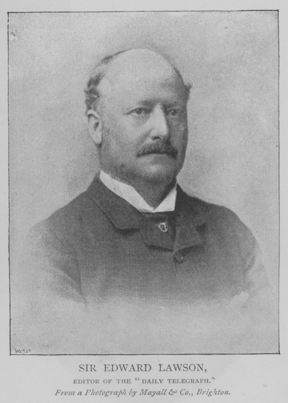 Sir Edward Lawson, redaktor „Daily Telegraph“ (rytina) od English School