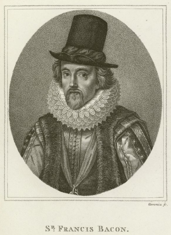 Sir Francis Bacon (rytina) od English School