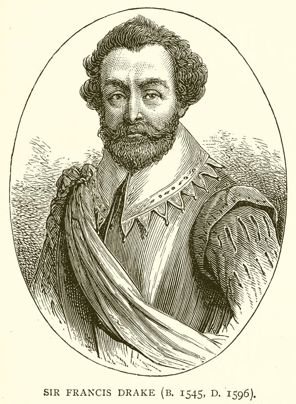 Sir Francis Drake (nar. 1545, nar. 1596) od English School