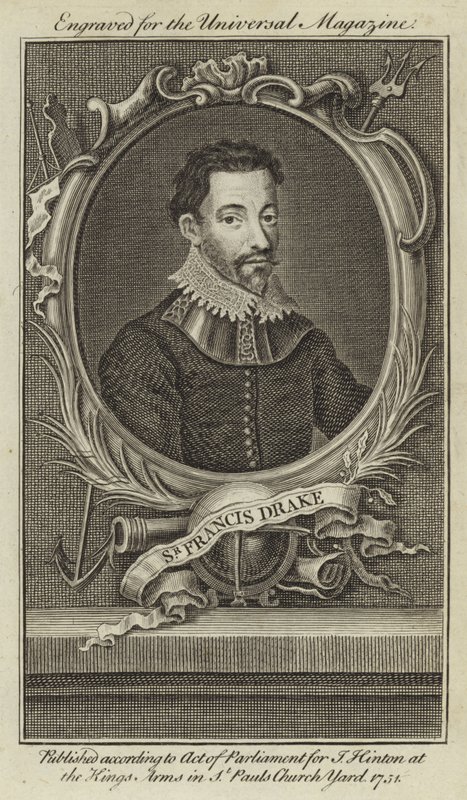 Sir Francis Drake od English School