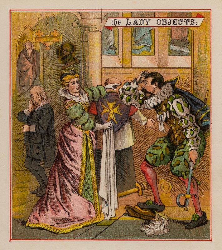 Sir Francis Drake a jeho skřítci (barva lito) od English School