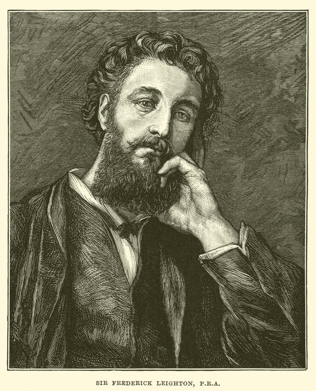 Sir Frederick Leighton, PRA (rytina) od English School