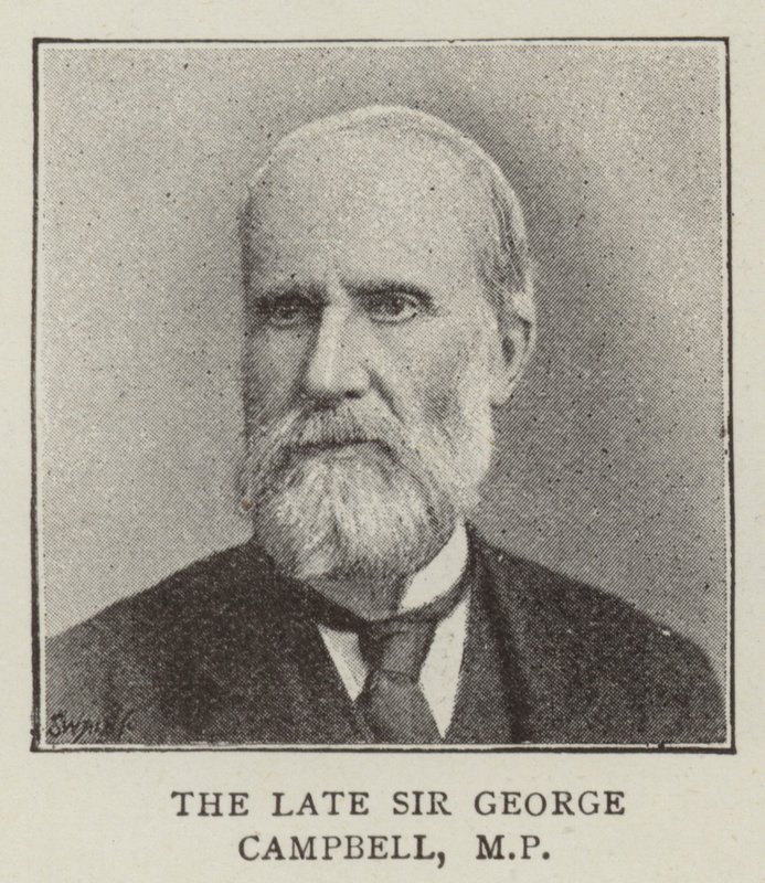 Sir George Campbell (rytina) od English School