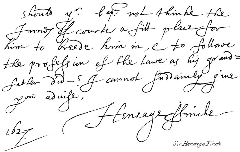 Sir Heneage Finch od English School