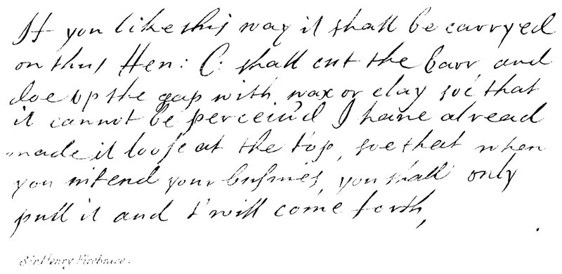 Sir Henry Firebrance od English School