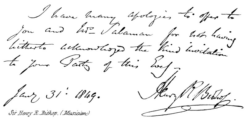 Sir Henry R Bishop , (hudebník) od English School