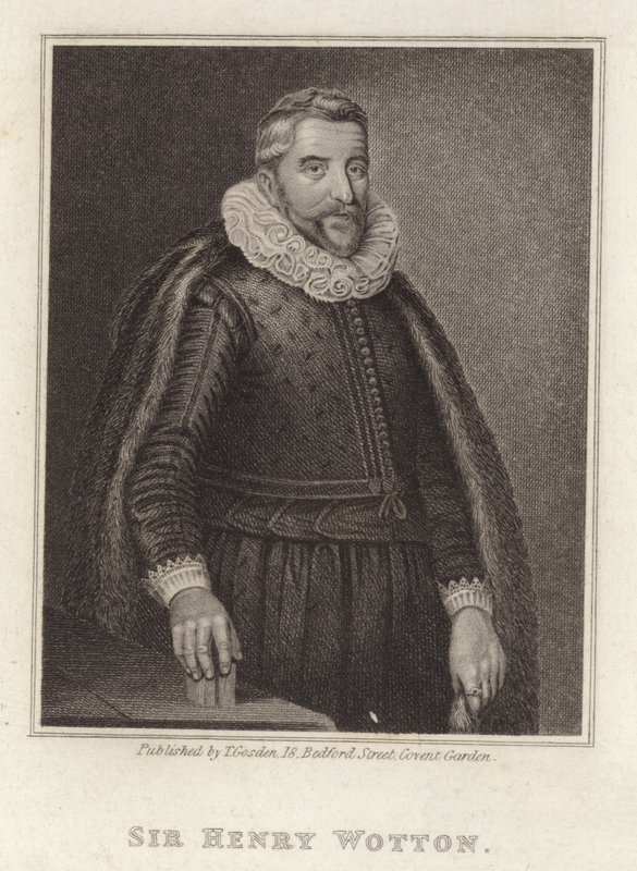 Sir Henry Wotton , anglický diplomat a politik od English School