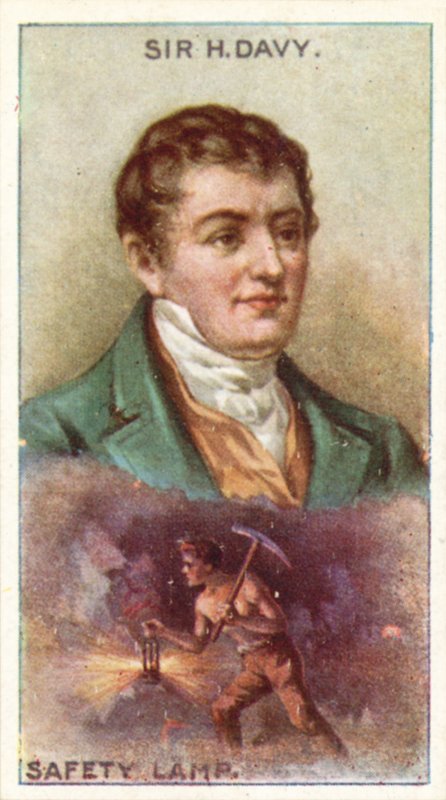 Sir Humphry Davy, bezpečnostní lampa od English School