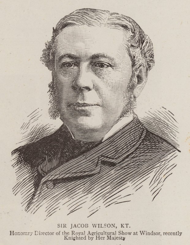 Sir Jacob Wilson, KT (rytina) od English School